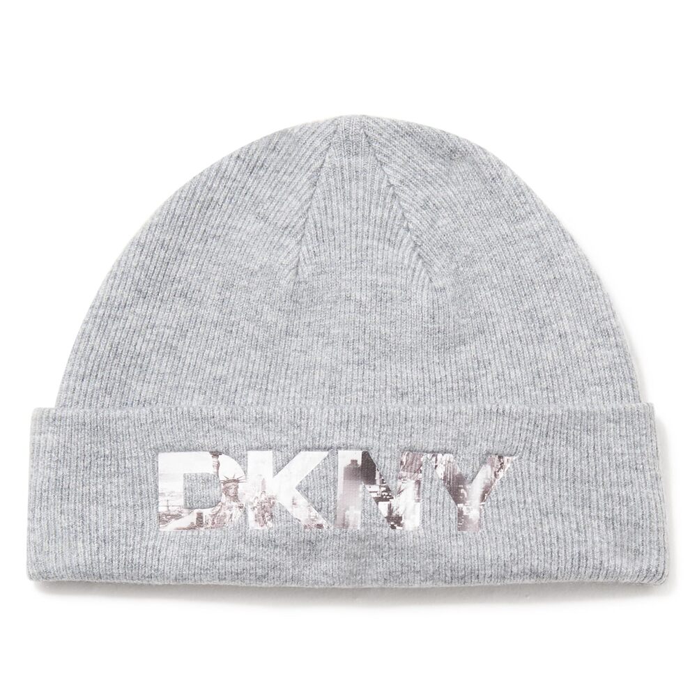 4295 Embossed City Logo Beanie, Storm